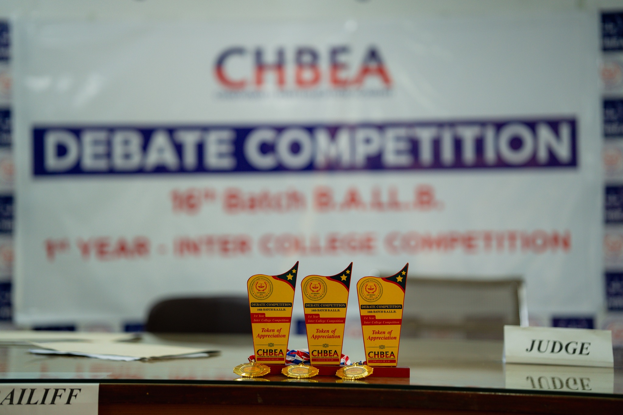 B.A.LL.B. First Year Inter College Debate Competition